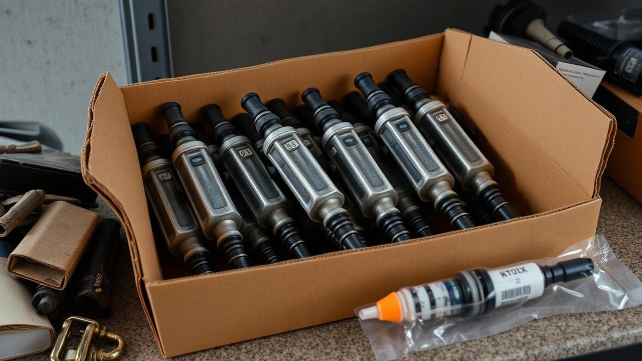 Begagnade spridare i kartong jämfört med förpackad spridare